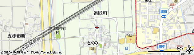 石川県白山市番匠町197周辺の地図