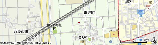 石川県白山市番匠町257周辺の地図