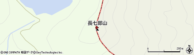 長七郎山周辺の地図