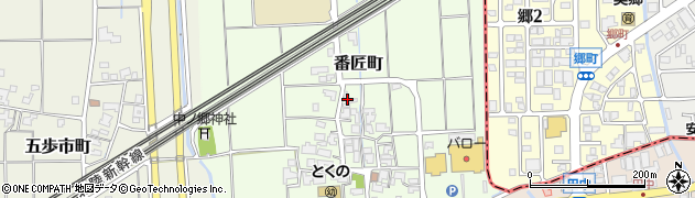 石川県白山市番匠町195周辺の地図