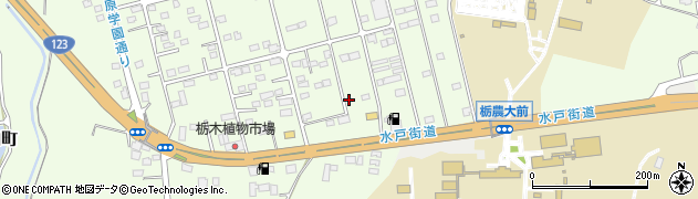 栃木県宇都宮市鐺山町1789周辺の地図