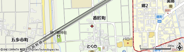 石川県白山市番匠町258周辺の地図