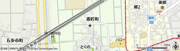 石川県白山市番匠町193周辺の地図