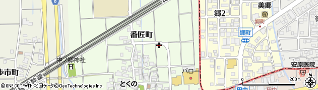 石川県白山市番匠町108周辺の地図