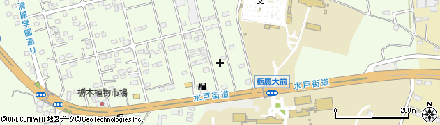 栃木県宇都宮市鐺山町1667周辺の地図