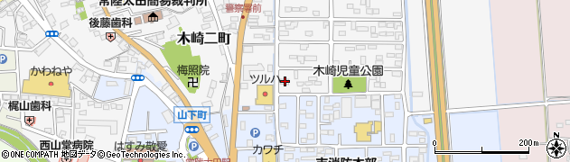 茨城県常陸太田市木崎二町3801周辺の地図