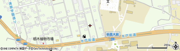 栃木県宇都宮市鐺山町1666周辺の地図