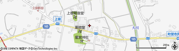 栃木県芳賀郡市貝町上根542周辺の地図