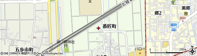 石川県白山市番匠町262周辺の地図