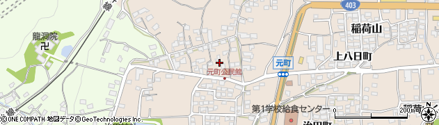 長野県千曲市稲荷山（元町）周辺の地図