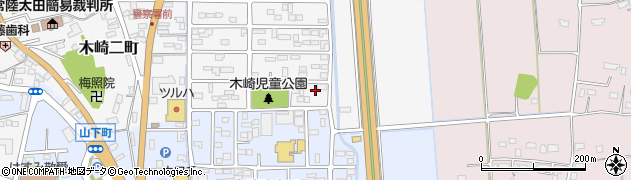 茨城県常陸太田市木崎二町3812周辺の地図
