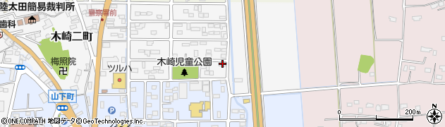 茨城県常陸太田市木崎二町3813周辺の地図