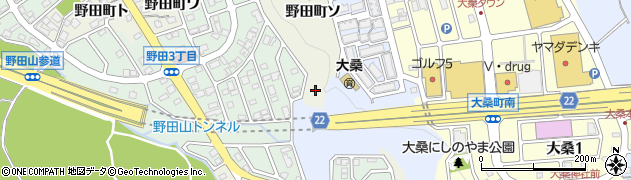 石川県金沢市野田町（カ）周辺の地図