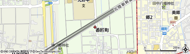 石川県白山市番匠町264周辺の地図