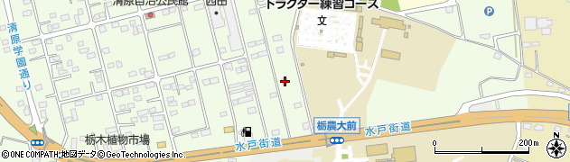 栃木県宇都宮市鐺山町1633周辺の地図