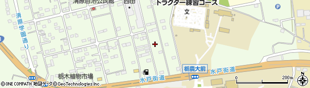 栃木県宇都宮市鐺山町1663周辺の地図