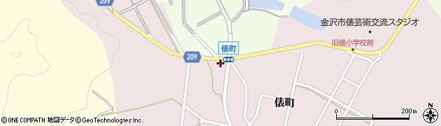 石川県金沢市俵町（カ）周辺の地図