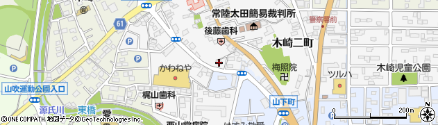 茨城県常陸太田市木崎二町853周辺の地図