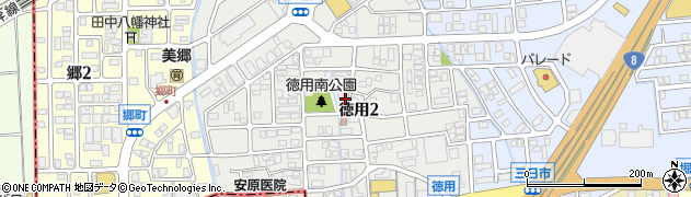 石川県野々市市徳用周辺の地図