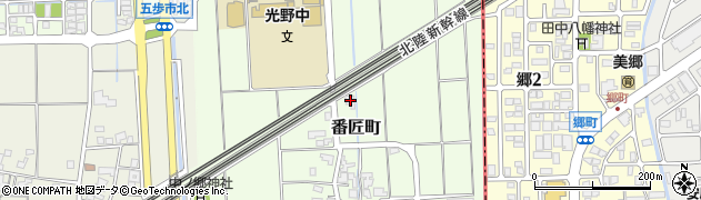 石川県白山市番匠町188周辺の地図
