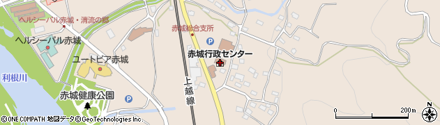 渋川市赤城行政センター周辺の地図