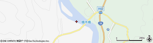 橋木橋周辺の地図