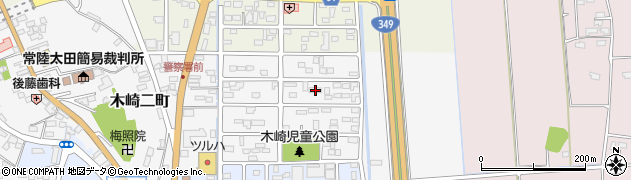茨城県常陸太田市木崎二町3831周辺の地図