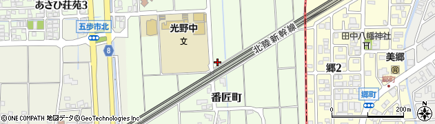 石川県白山市番匠町622周辺の地図