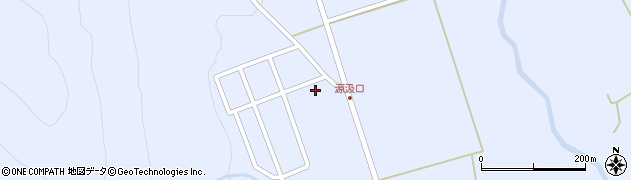 長野県大町市平大町温泉郷4170周辺の地図