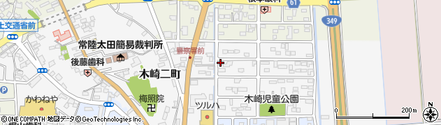 茨城県常陸太田市木崎二町3782周辺の地図