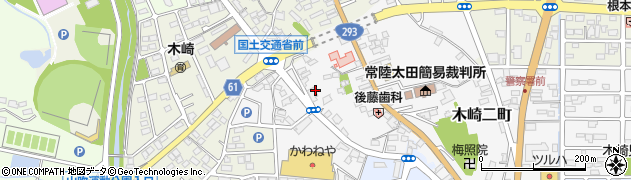 茨城県常陸太田市木崎二町周辺の地図