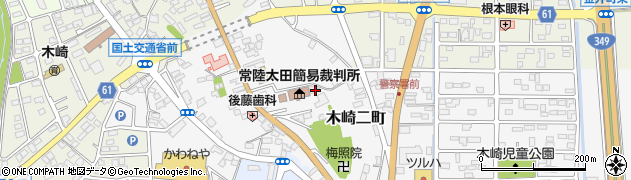 茨城県常陸太田市木崎二町1971周辺の地図