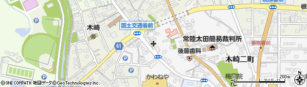 茨城県常陸太田市木崎二町872周辺の地図