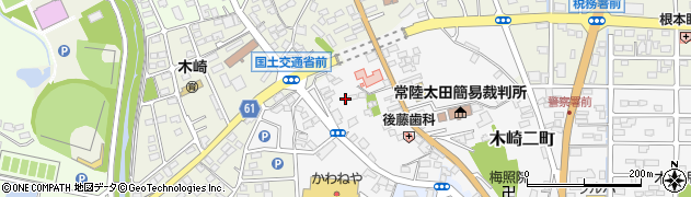 茨城県常陸太田市木崎二町840周辺の地図