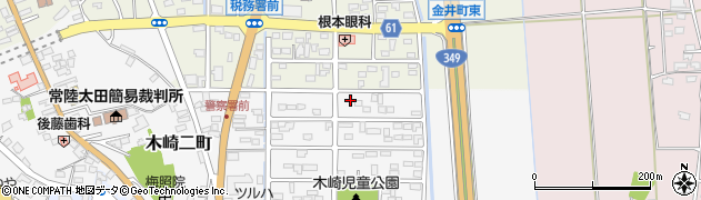 茨城県常陸太田市木崎二町3849周辺の地図