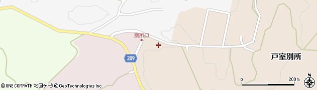 石川県金沢市戸室別所（ロ）周辺の地図