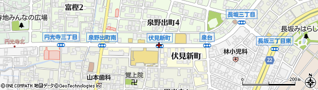 伏見新町周辺の地図