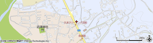 久米クリーニング周辺の地図