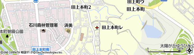 石川県金沢市田上本町（レ）周辺の地図
