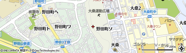 石川県金沢市野田町（ツ）周辺の地図