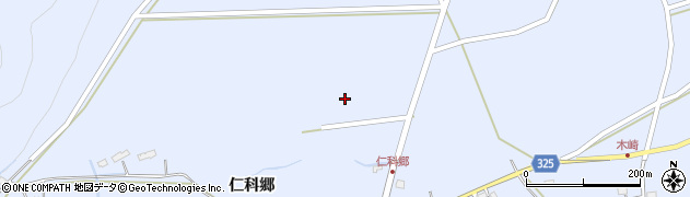 長野県大町市平（仁科郷）周辺の地図