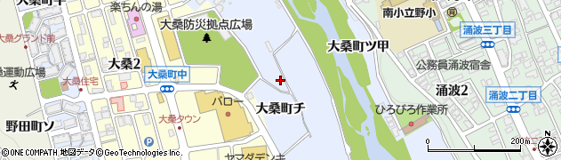 石川県金沢市大桑町（チ）周辺の地図