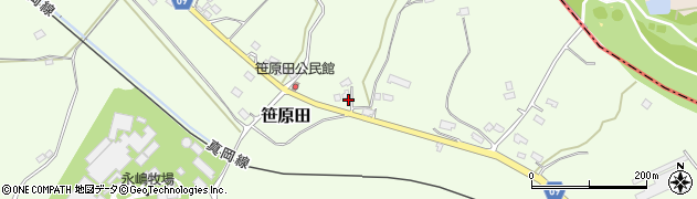 栃木県芳賀郡市貝町笹原田578周辺の地図