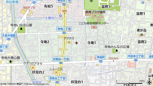 〒921-8178 石川県金沢市寺地の地図