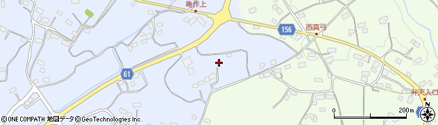 茨城県常陸太田市亀作町239周辺の地図