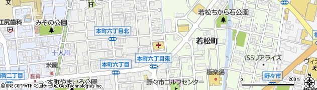 リフォームヤマキシ　野々市店周辺の地図