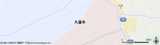 富山県富山市大清水周辺の地図