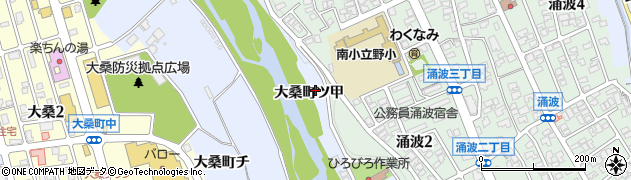 石川県金沢市大桑町（ツ甲）周辺の地図