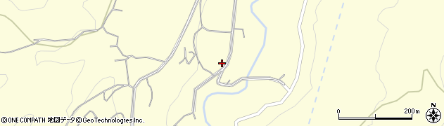 群馬県吾妻郡長野原町与喜屋886周辺の地図