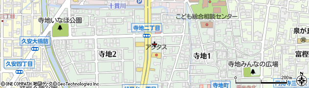 北陸銀行金沢南中央支店周辺の地図